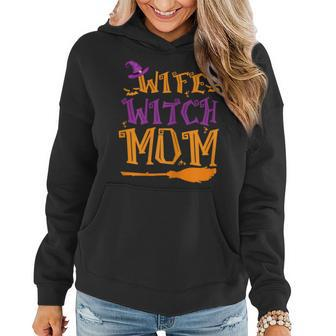 Wife Witch Mom Clothing Halloween Women Hoodie - Thegiftio UK