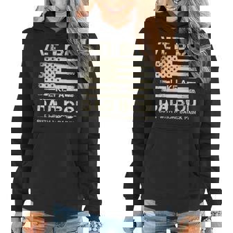 Womens Mens Vet Bod Like Dad Bod But More Back Pain Veteran Fathers Women Hoodie - Thegiftio UK