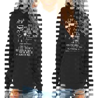 Womens Not Really A Mama Bear Im More Of A Mama Llama Women Hoodie - Thegiftio