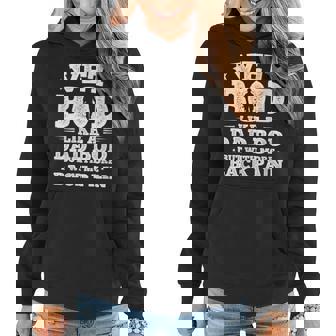 Womens Vet Bod Like Dad Bod But More Back Pain Veteran Dad Women Hoodie - Thegiftio UK