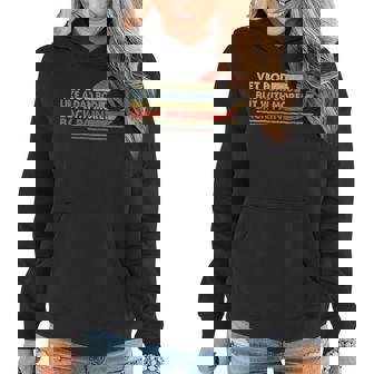 Womens Vintage Vet Bod Like A Dad Bod But With More Back Pain Retro Women Hoodie - Thegiftio UK