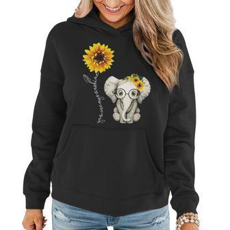You Are My Sunshine Hippie Sunflower Elephant Gift Friend Gifts For Elephant Lovers Funny Gifts Women Hoodie | Mazezy