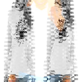 All Together Now Summer Reading 2023 Skeleton Book Lover Gift For Womens Women Hoodie | Mazezy