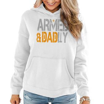 Armed And Dadly Funny Deadly Father For Fathers Day 2023 Women Hoodie | Mazezy