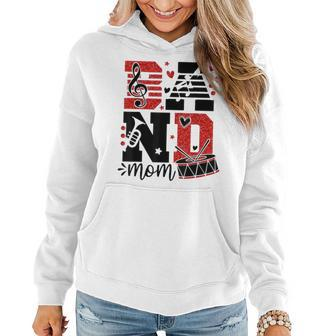 Band Mom Musical Instruments Marching Band Women Hoodie - Seseable