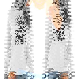 Big Wave Surfing Girls Never Underestimate A Girl Who Surfs Gift For Womens Women Hoodie - Seseable