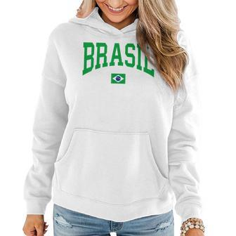 Brazil T Women Men Kids Brasil Gift Brazilian Flag Brazil Funny Gifts Women Hoodie | Mazezy