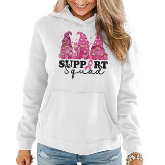Breast Cancer Awareness For Gnomes Support Squad Women Hoodie - Thegiftio UK