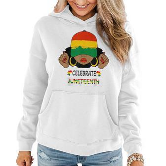 Celebrate Junenth Freeish Since 1865 Black Women White 1865 Funny Gifts Women Hoodie | Mazezy