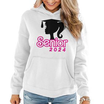 Class Of 2024 Senior Pink Seniors 2024 Girls Women Hoodie | Mazezy