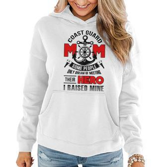 Coast Guard Mom American Hero Ship Anchor Inspired Gift Gift For Womens Women Hoodie | Mazezy