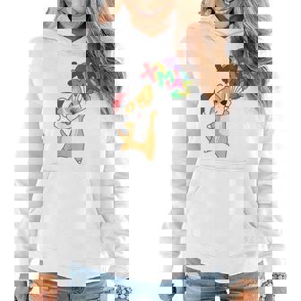 Corgi Christmas Christmas Animals Fairy Lights With Corgis Women Hoodie | Mazezy