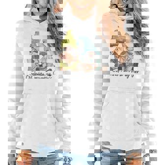 Crochet More Worry Less Funny Gnome Crochet Lover Women Men Women Hoodie - Thegiftio UK