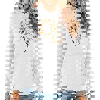 Cute Corgi Dogs Dandelion Flower Flying Dog Owners Lovers Women Hoodie | Mazezy