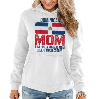 Dominican Mom Dominican Republic Flag Mother's Day Women Hoodie | Mazezy