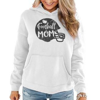 Football Mom American Football Proud Supportive Mom Women Hoodie | Mazezy