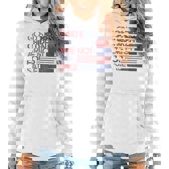 Gods Children Are Not For Sale Women Hoodie | Mazezy