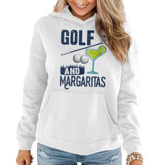 Golf Party Lovers Saying Golf And Margaritas Golfer Women Hoodie