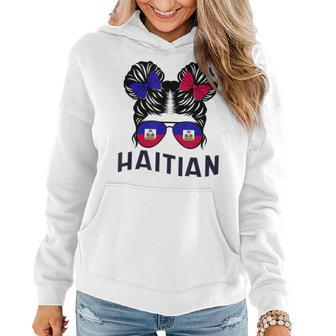 Haitian Heritage Month Haiti Haitian Girl Pride Flag Women Hoodie | Mazezy