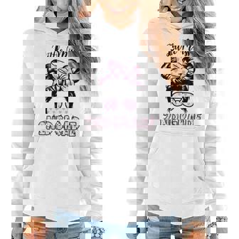 Hello 2Nd Grade Messy Bun Girls Cute Heart Back To School Women Hoodie | Mazezy