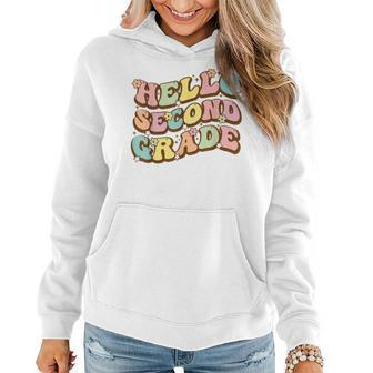 Hello Second Grade For Teachers Students Back To School Women Hoodie | Mazezy