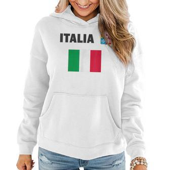Italy Flag Cool Italia Soccer Design Italian Flags Men Women Women Hoodie | Mazezy