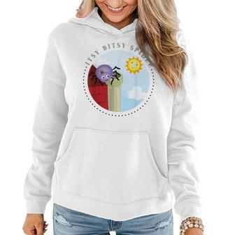 Itsy Bitsy Spider Unique Nursery Rhymes Toddler Women Hoodie | Mazezy