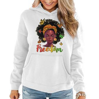 Junenth Outfit Freedom Women Girl Dress 19Th June Gifts Women Hoodie - Seseable