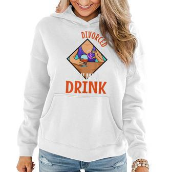 Just Divorced Buy Me A Drink Just Gifts Women Hoodie | Mazezy UK