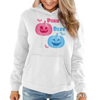 Kids Halloween Gender Reveal Your Brother Loves You Fall Theme Halloween Women Hoodie | Mazezy