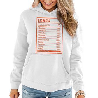 Leo Facts Apparel For Men And Women Funny Zodiac Gift Women Hoodie - Thegiftio UK