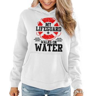My Lifeguard Walks On Water Christian Christianity T Women Hoodie | Mazezy