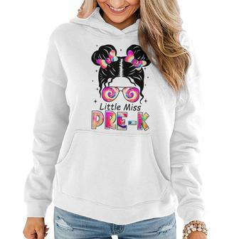 Little Miss Prek Girls Back To School Daughter Prek Funny Gifts For Daughter Women Hoodie | Mazezy