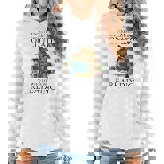 Never Underestimate An Old Lady Who Loves Reading Owl Gift For Womens Women Hoodie | Mazezy