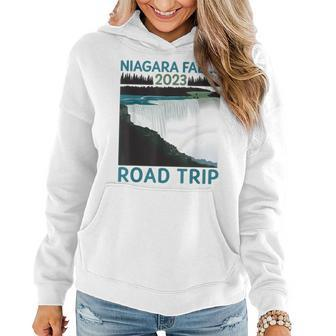 Niagara Falls Road Trip 2023 Summer Vacation Niagara Women Hoodie - Monsterry