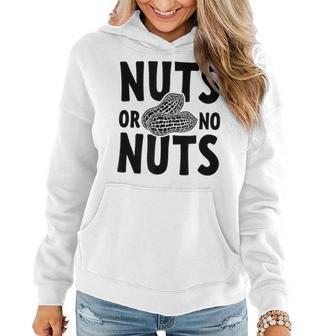 Nuts Or No Nuts Gender Reveal T For Mom And Dad Women Hoodie | Mazezy