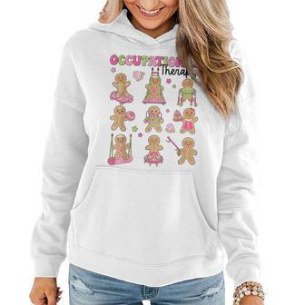 Occupational Therapy Ot Ota Christmas Gingerbread Xmas Women Hoodie - Seseable