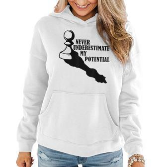 My Potential Pawn Quote Chess Lover Children Women Hoodie | Mazezy