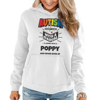 Proud Autism Poppy Quote - Autistic Pride Awareness Saying Women Hoodie | Mazezy
