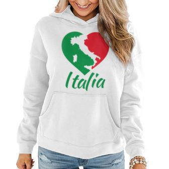 Proud Italian - Italia Forte Women Hoodie | Mazezy