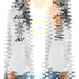 Proud Us Coast Guard Sister Military Pride Gifts For Sister Funny Gifts Women Hoodie | Mazezy