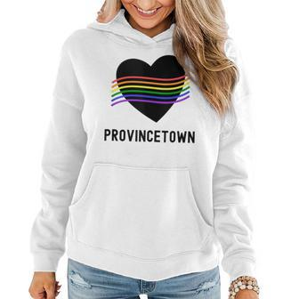 Provincetown Cape Cod Lgbtq Lgbt Gay Pride Rainbow Women Hoodie | Mazezy