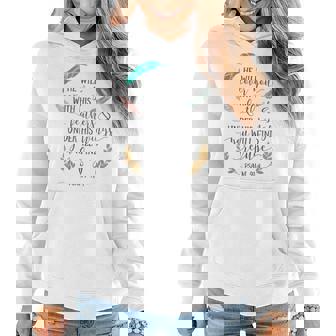 Psalm 914 Under His Wings You Will Find Refuge Women Hoodie | Mazezy