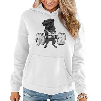 Pug Weightlifting - Mens Standard Women Hoodie - Monsterry AU