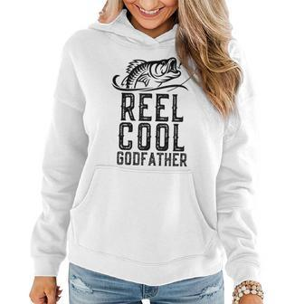 Reel Cool Godfather Fishing Fisherman Funny Retro Women Hoodie | Mazezy