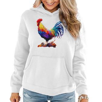 Rooster Country Decor Chicken Gallo Farm Women Hoodie - Seseable