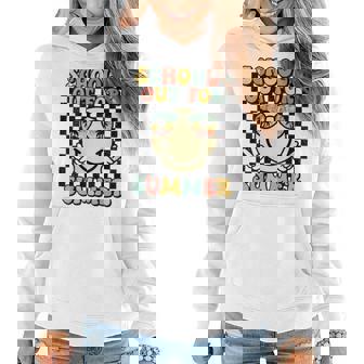 Schools Out For Summer Cute Smile Face Last-Day Of School Women Hoodie | Mazezy