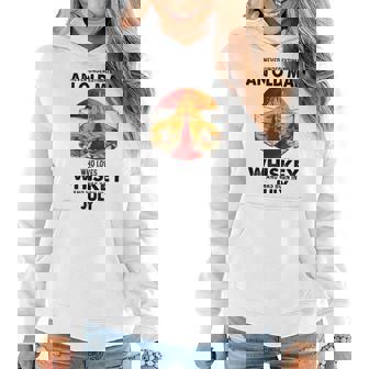 Never Underestimate An Old July Man Who Loves Whiskey Women Hoodie - Seseable