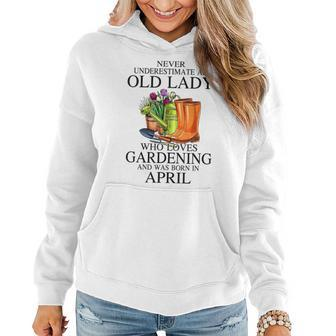 Never Underestimate An Old Lady Who Loves Gardening Women Hoodie - Thegiftio UK