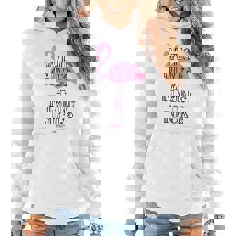 Who Gives A Flying Flock Flamingo Who Gives A Flying Fuck Women Hoodie | Mazezy